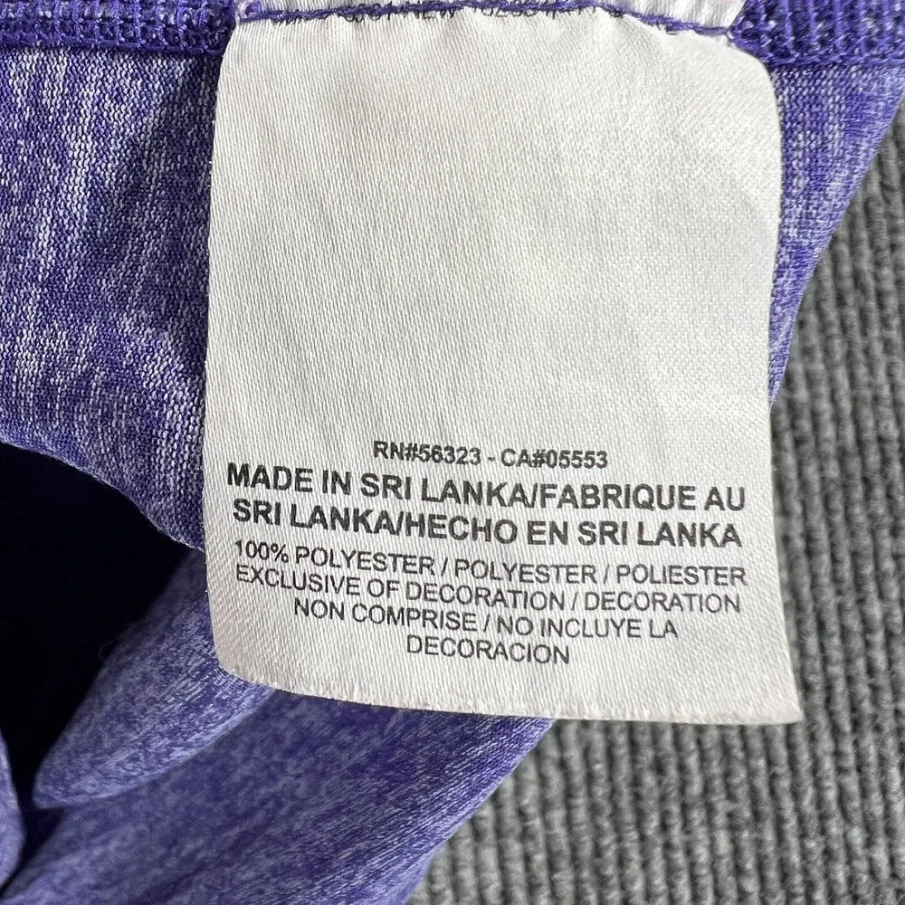 Nike Tank Top Shirt Womens XL Extra Large Purple Sleeveless Dri Fit Training Gym